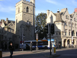 Carfax tower at crossroads